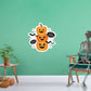 Halloween: Halloween Bats Icon        -   Removable Wall   Adhesive Decal
