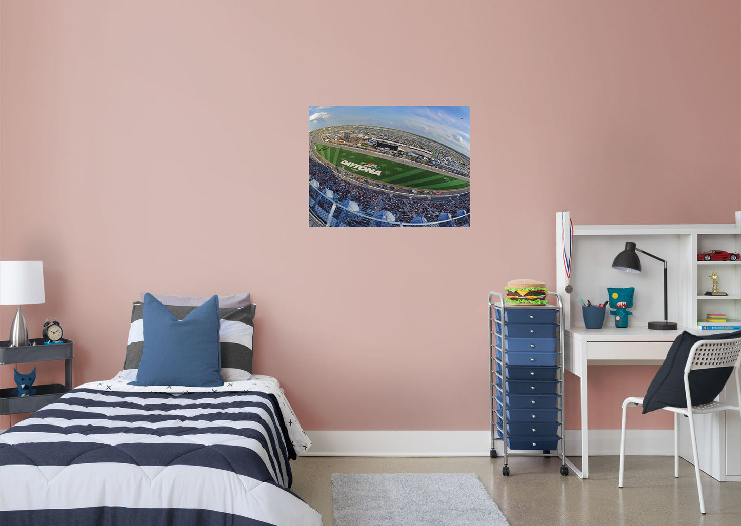 Daytona International Speedway - Wide Shot Mural - Peel & Stick Poster - Official NASCAR - Reusable Vinyl Wall Decal