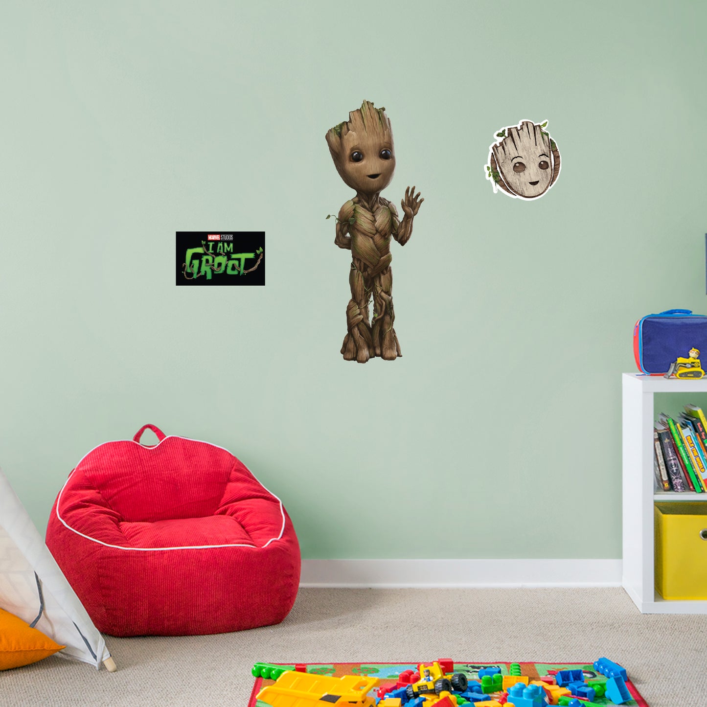I am Groot: Groot RealBig        - Officially Licensed Marvel Removable     Adhesive Decal