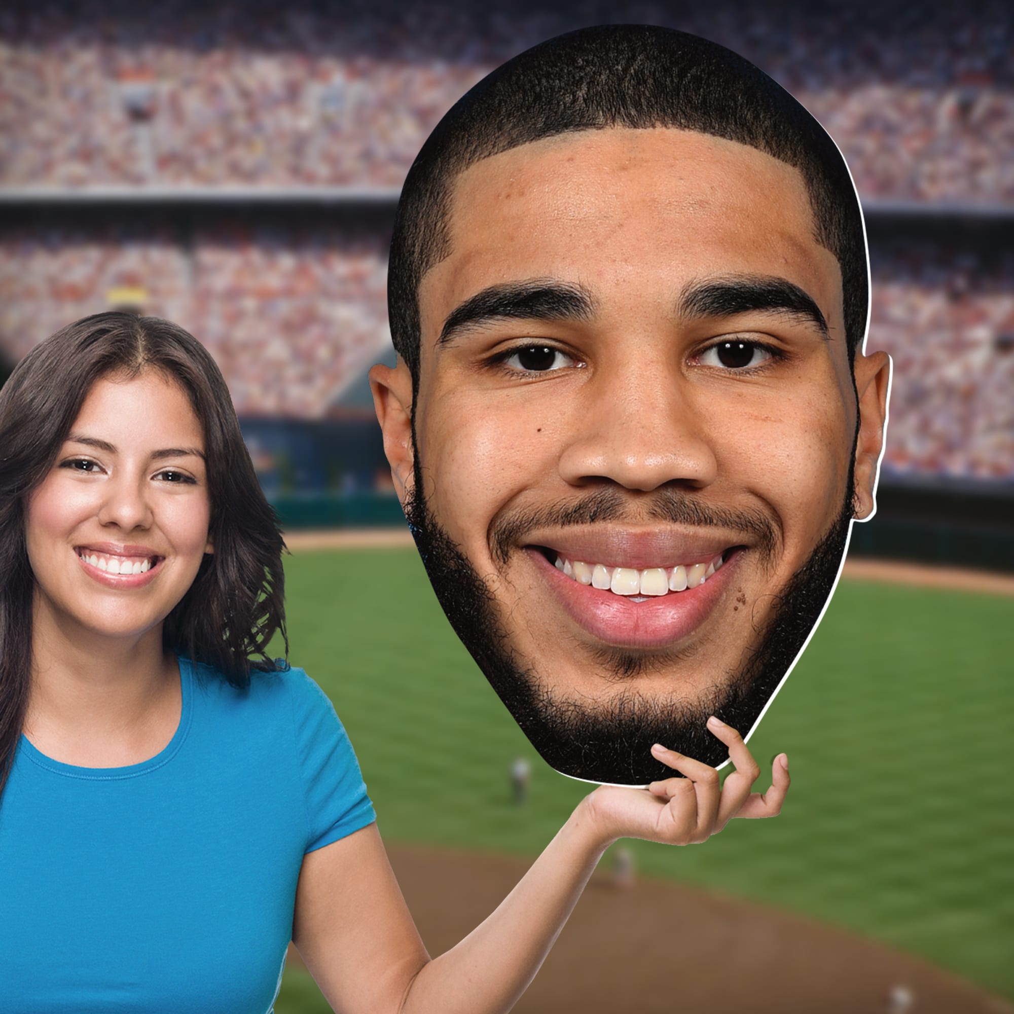 Jayson Tatum Big Head NBA Foam Cutout Fathead Official Site