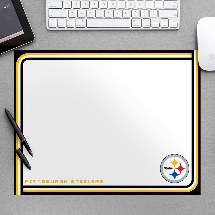 Pittsburgh Steelers - Dry Erase Whiteboard - Official NFL - Reusable Vinyl Wall Decal