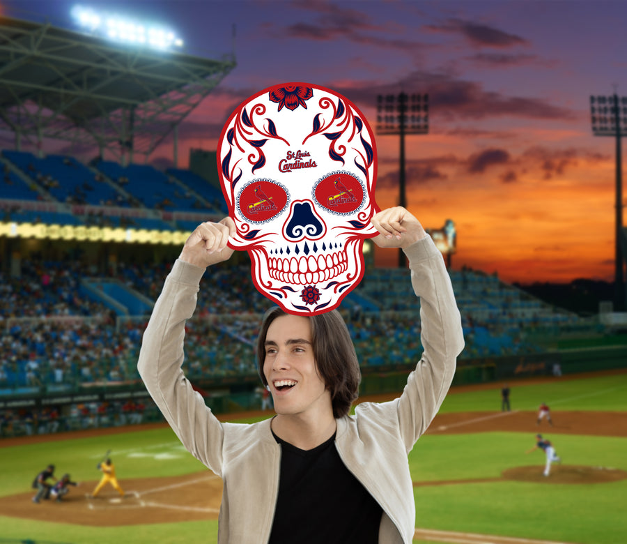 Skull - Big Head - Official MLB - St. Louis Cardinals - Foam Core Cutout