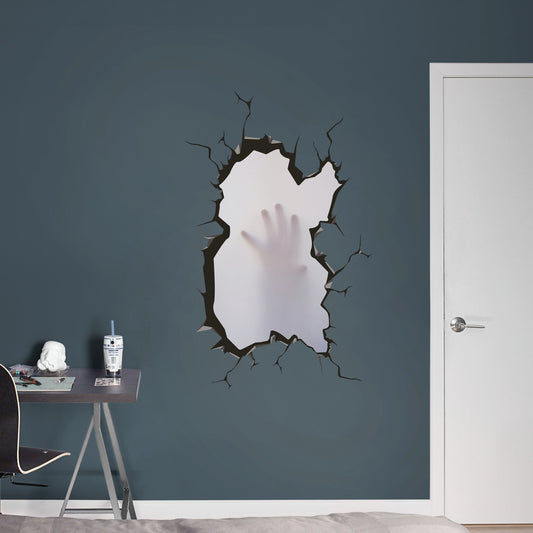 Scary Hole Instant Window        -   Removable     Adhesive Decal