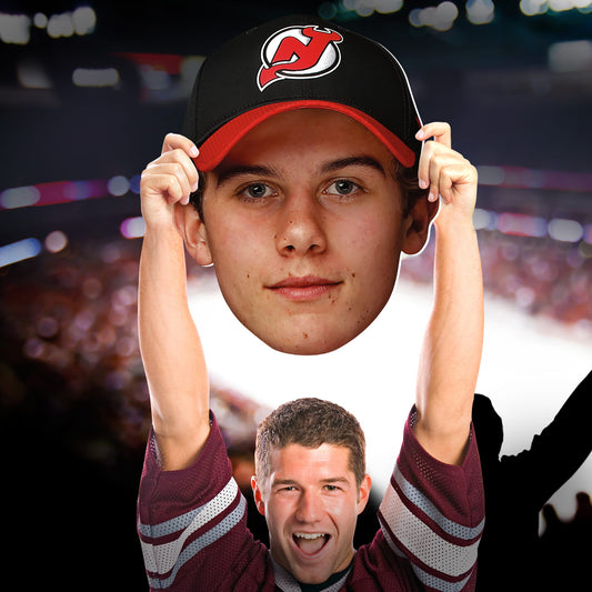 New Jersey Devils: Jack Hughes    Foam Core Cutout  - Officially Licensed NHL    Big Head
