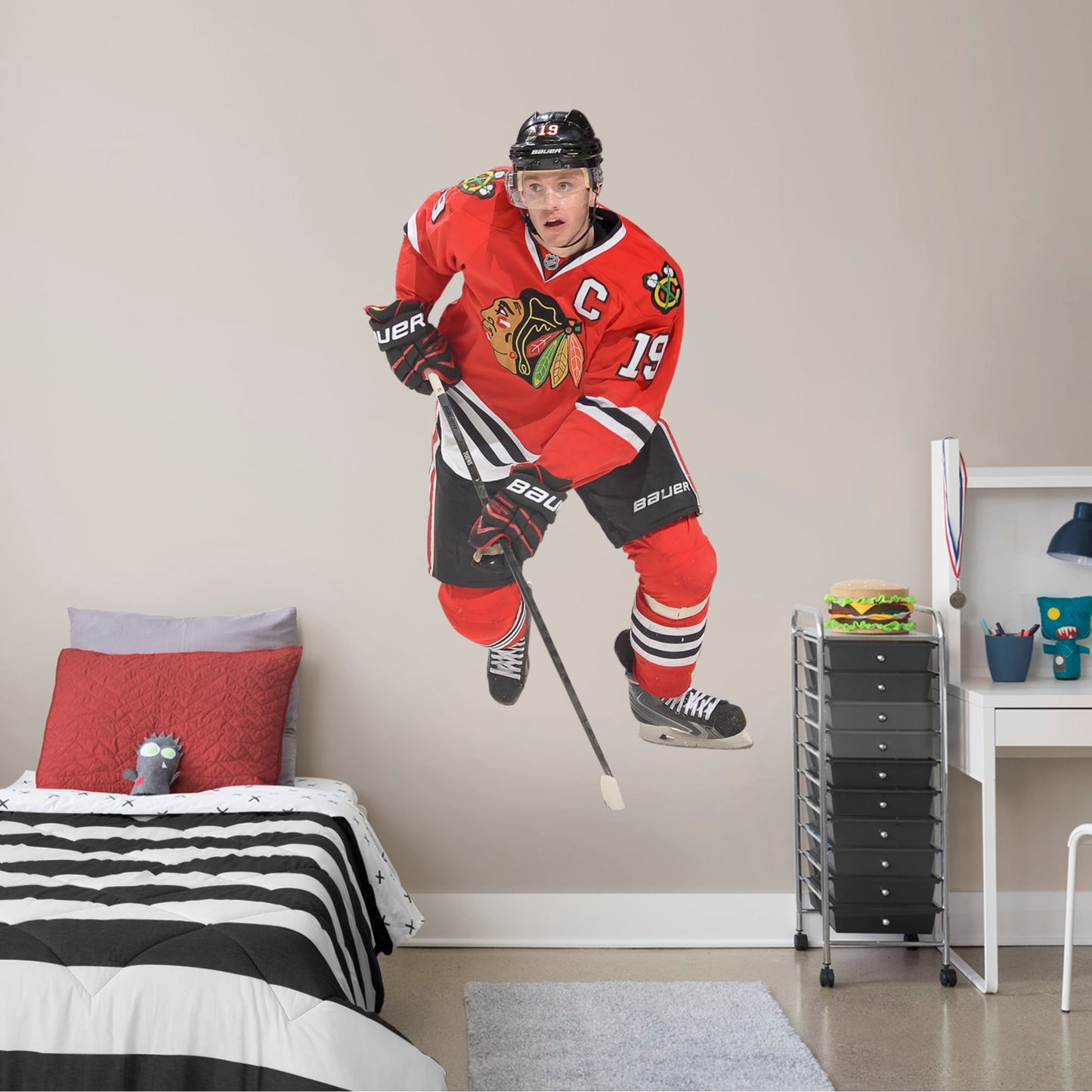Patrick Kane Home Jersey Removable Wall Decal