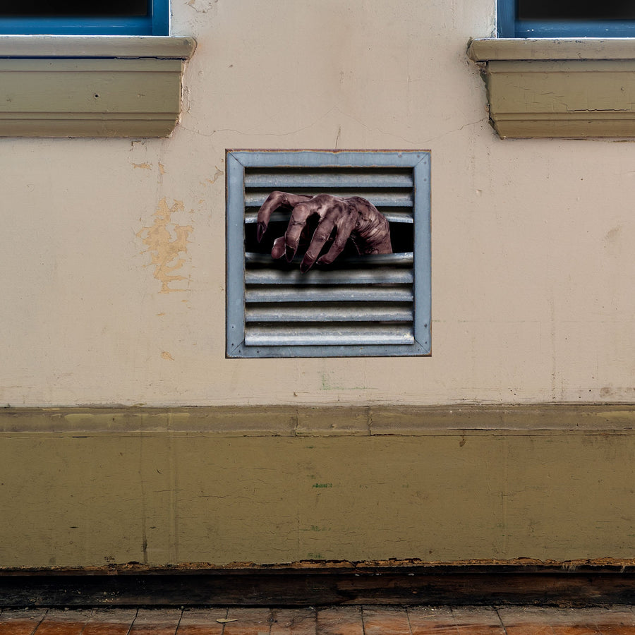 Halloween:  Witch in the Vent        -   Removable     Adhesive Decal