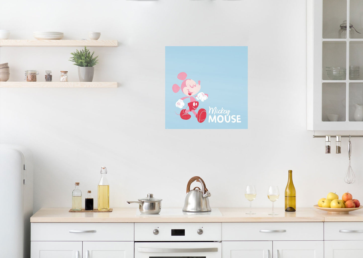 Mickey Mouse:  Mickey Mouse Mural        - Officially Licensed Disney Removable Wall   Adhesive Decal