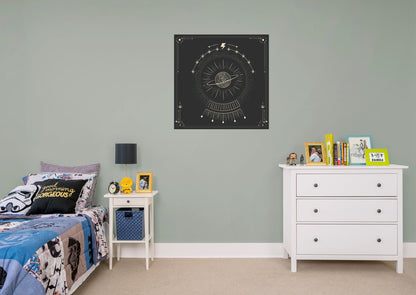 Moon Phases:  Moonlight Murals Planet        -   Removable Wall   Adhesive Decal