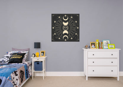 Moon Phases:  Women In Business Grl Pwr Mural        -   Removable Wall   Adhesive Decal