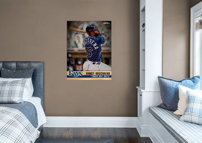 Tampa Bay Rays: Randy Arozarena  GameStar        - Officially Licensed MLB Removable Wall   Adhesive Decal