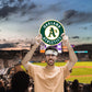 Oakland Athletics: Logo Foam Core Cutout - Officially Licensed MLB Big Head