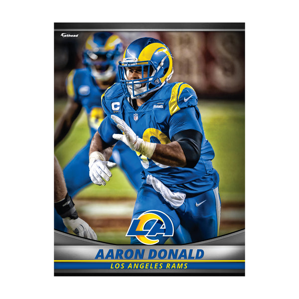 Los Angeles Rams: Matthew Stafford 2021 GameStar - NFL Removable Adhesive Wall Decal Giant 36W x 48H