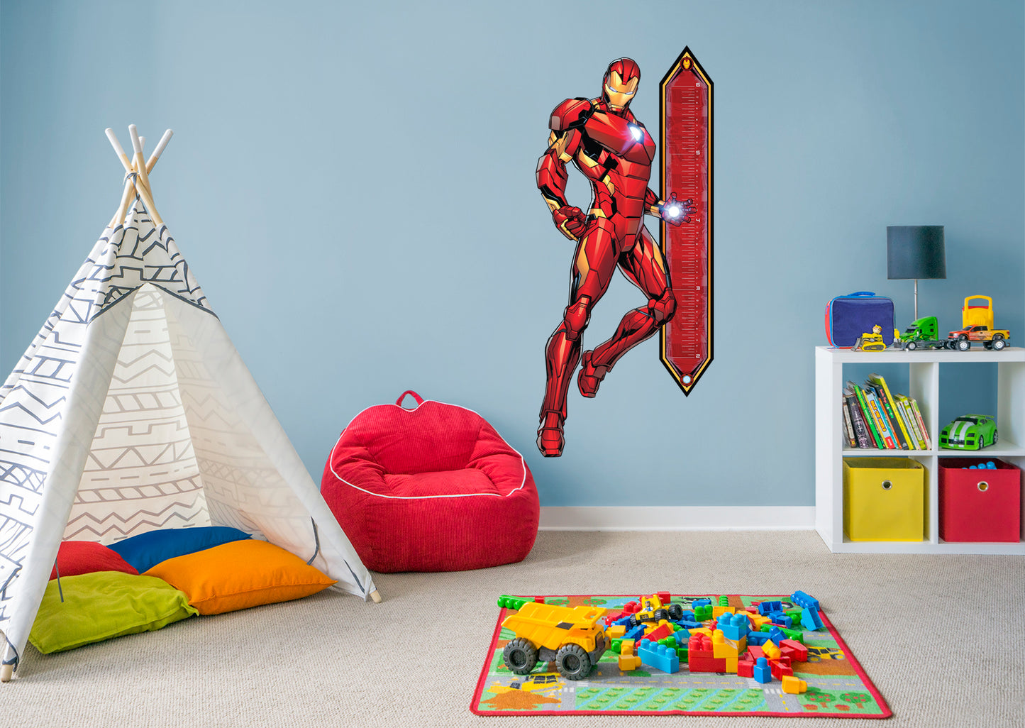 Iron Man Growth Chart  - Officially Licensed Marvel Removable Wall Decal