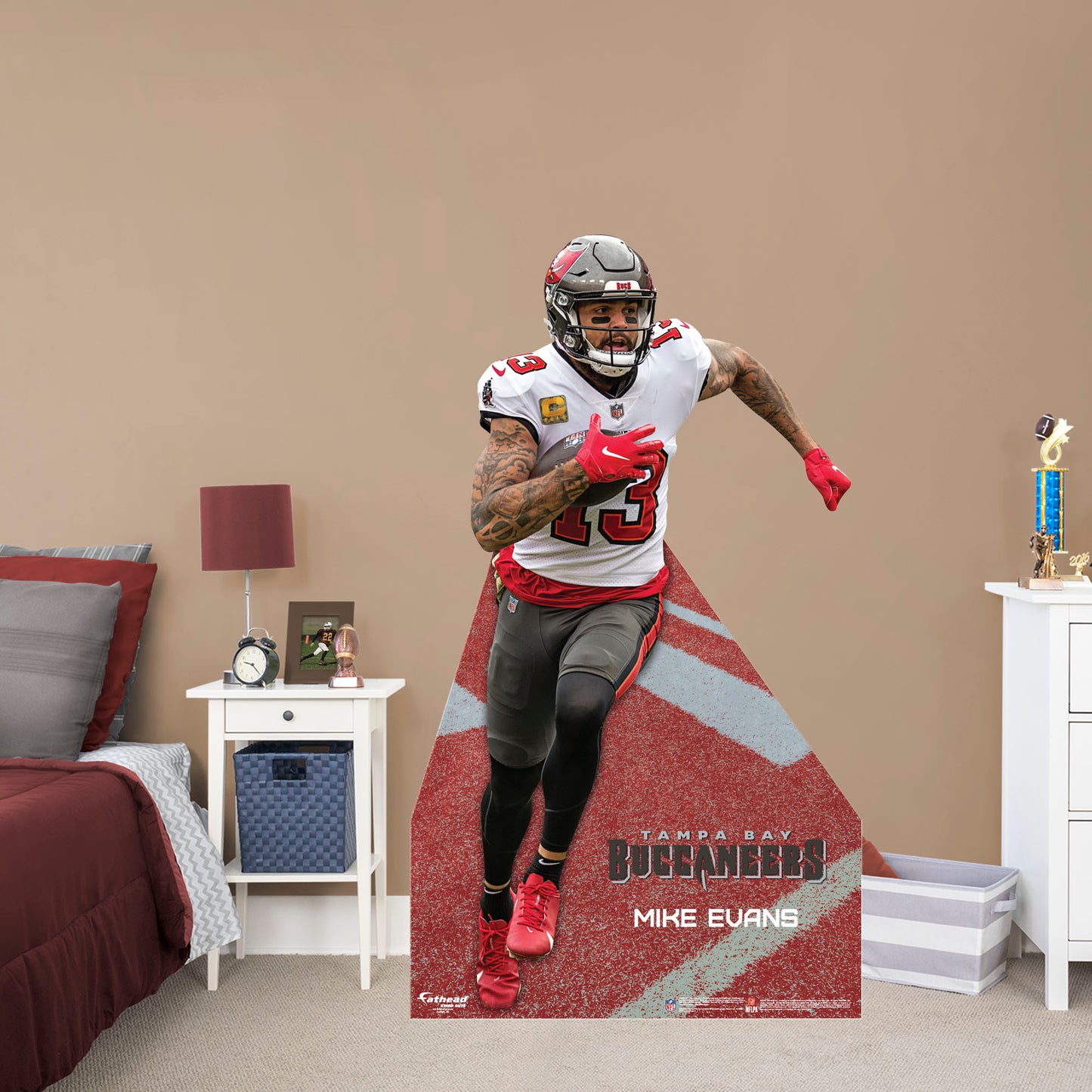 Tampa Bay Buccaneers: Mike Evans 2022  Life-Size   Foam Core Cutout  - Officially Licensed NFL    Stand Out