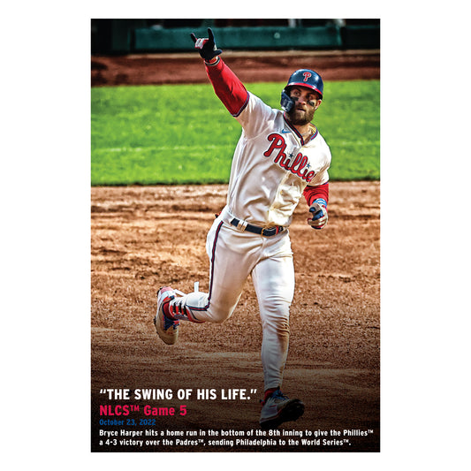 Philadelphia Phillies: Bryce Harper 2022 NLCS HR Poster