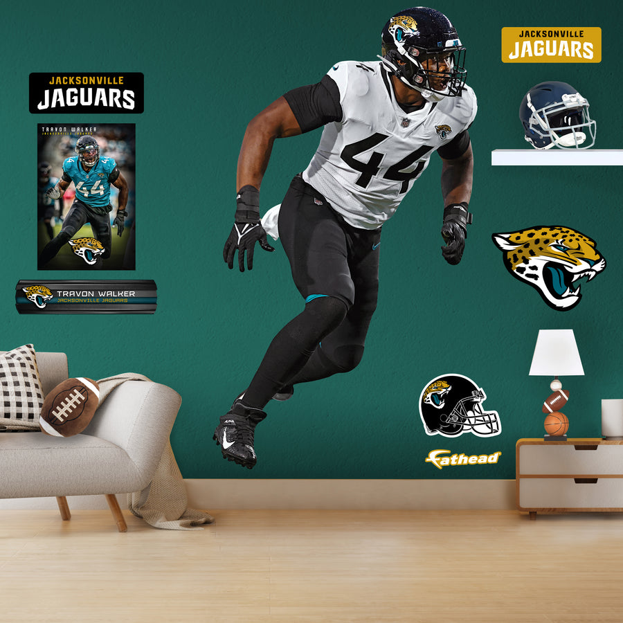 Travon Walker - RealBig Away Collection - Official NFL - Jacksonville Jaguars - Reusable Vinyl Wall Decals