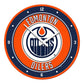 Edmonton Oilers: Modern Disc Wall Clock - The Fan-Brand