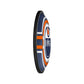 Edmonton Oilers: Oval Slimline Lighted Wall Sign - The Fan-Brand