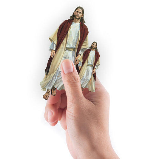 Sheet of 5 -Havenlight: Jesus Seeking The One Minis        - Officially Licensed Havenlight Removable     Adhesive Decal