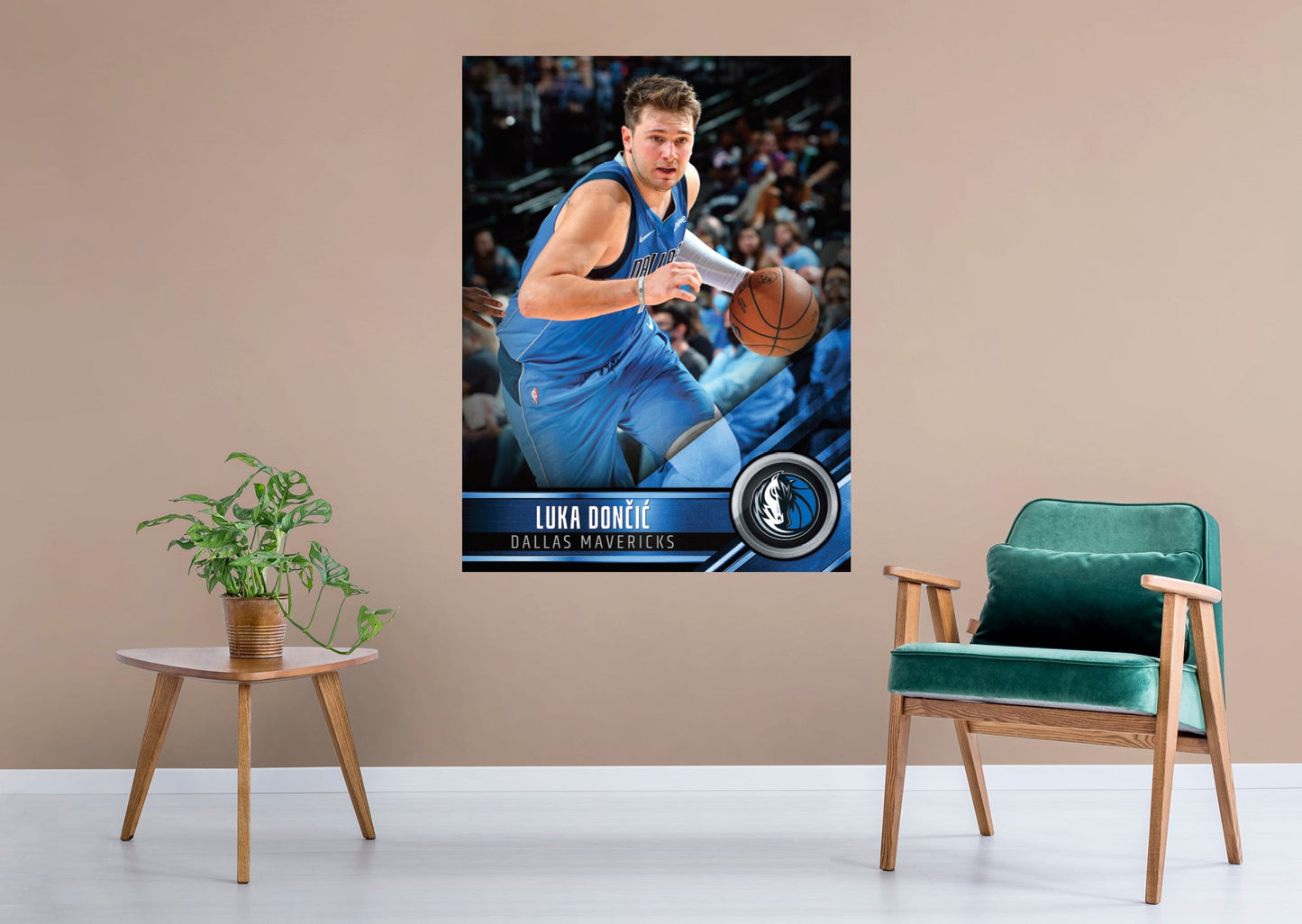 Dallas Mavericks: Luka Donƒçiƒá Poster - Officially Licensed NBA Removable Adhesive Decal