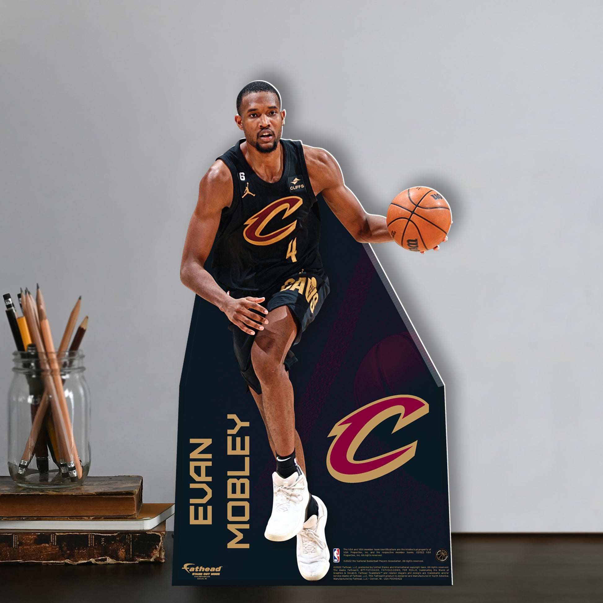 Cleveland Cavaliers: Evan Mobley 2022 Mini Cardstock Cutout