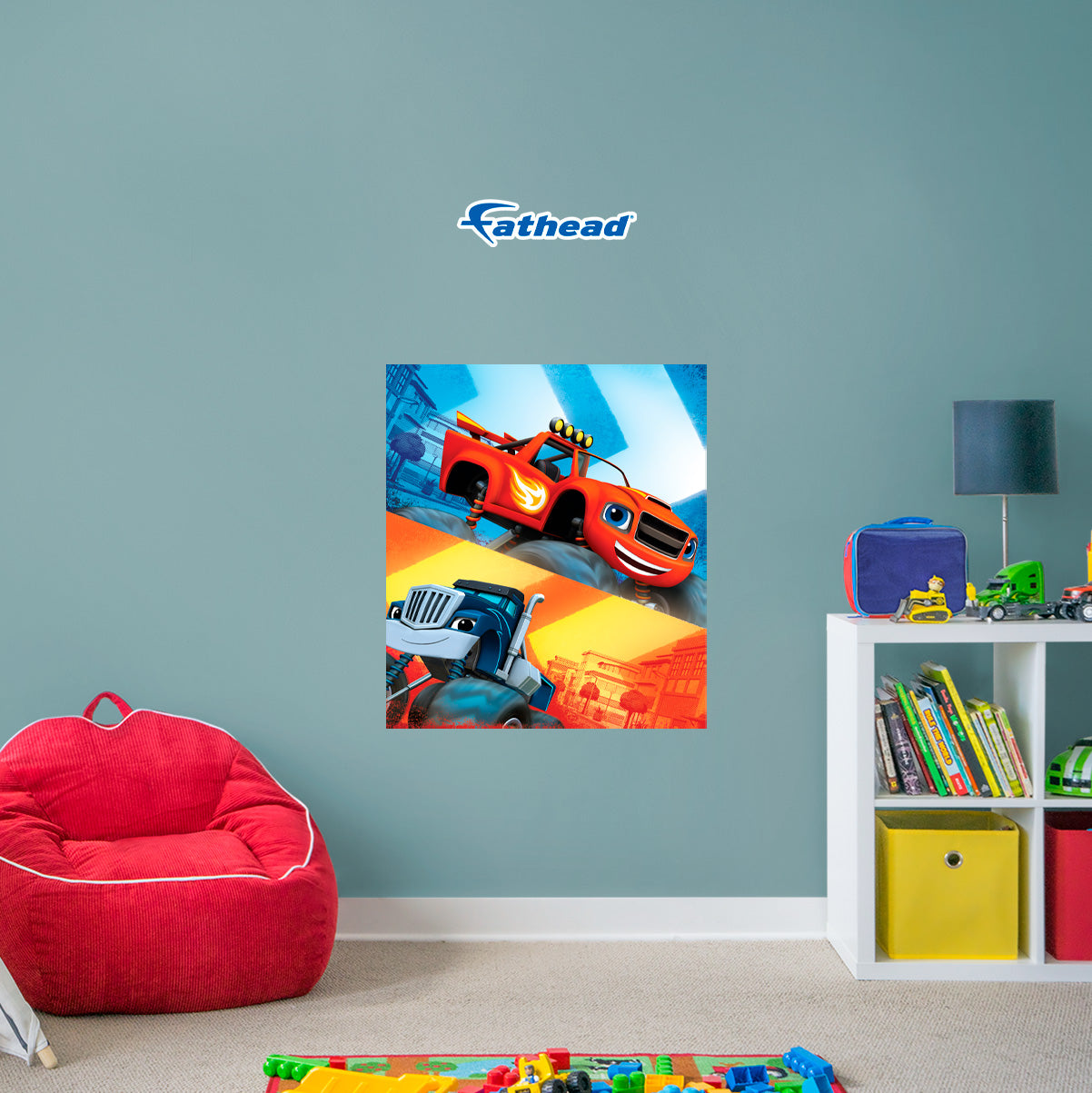 Blaze and the Monster Machines: Double Poster - Officially Licensed Nickelodeon Removable Adhesive Decal