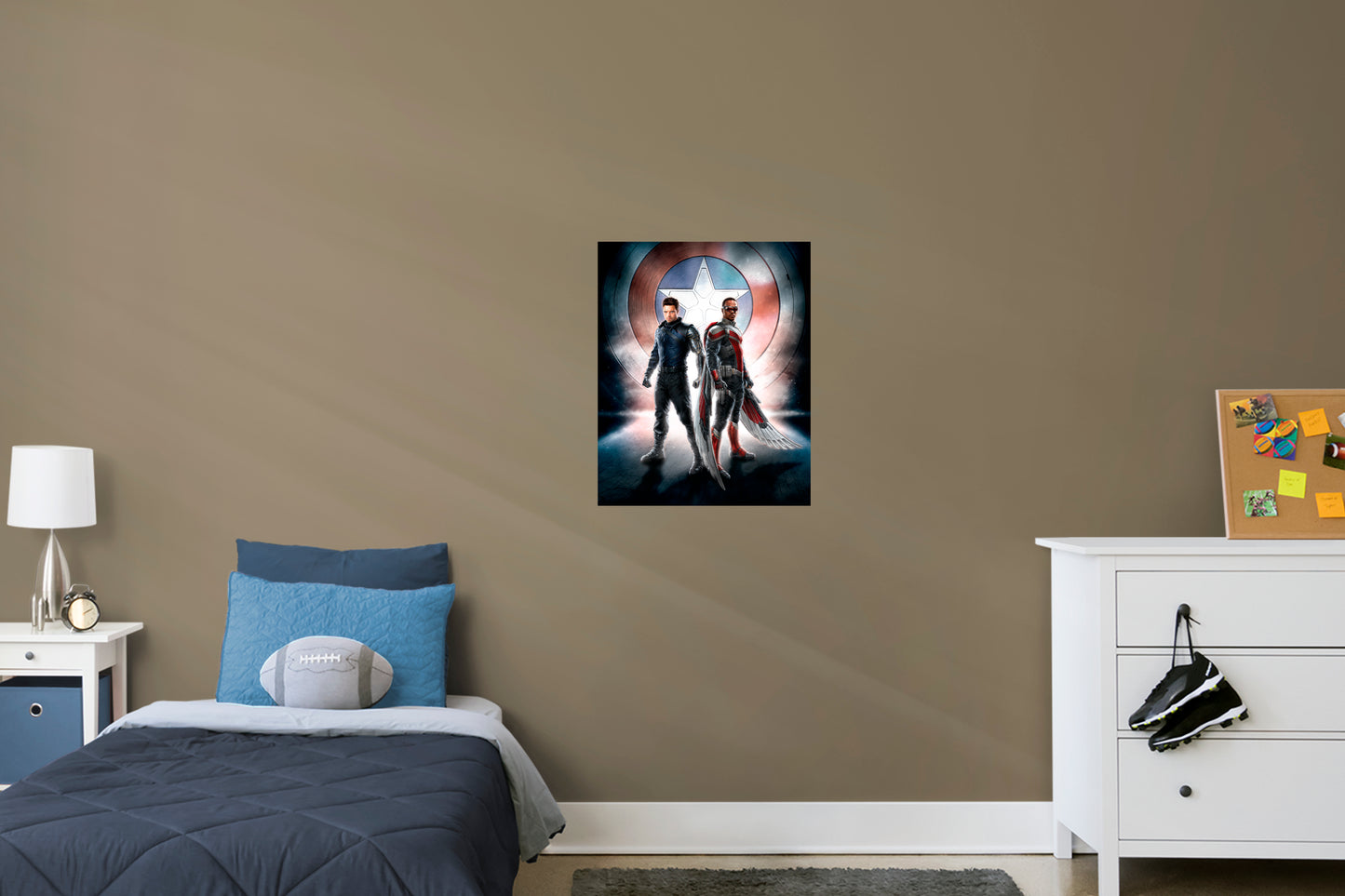 The Falcon & The Winter Soldier:  Mural        - Officially Licensed Marvel Removable Wall   Adhesive Decal