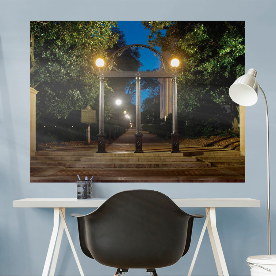 The Arch - Peel & Stick Poster - Official NCAA - Georgia Bulldogs - Reusable Vinyl Wall Decal