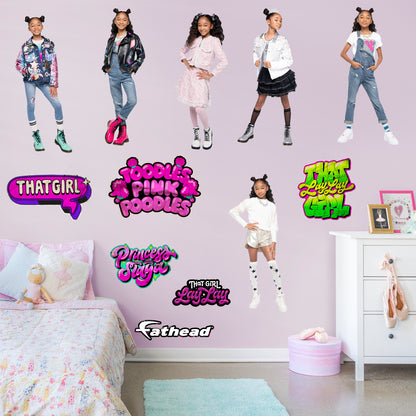 That Girl Lay Lay:  Outfits Collection        - Officially Licensed Nickelodeon Removable     Adhesive Decal