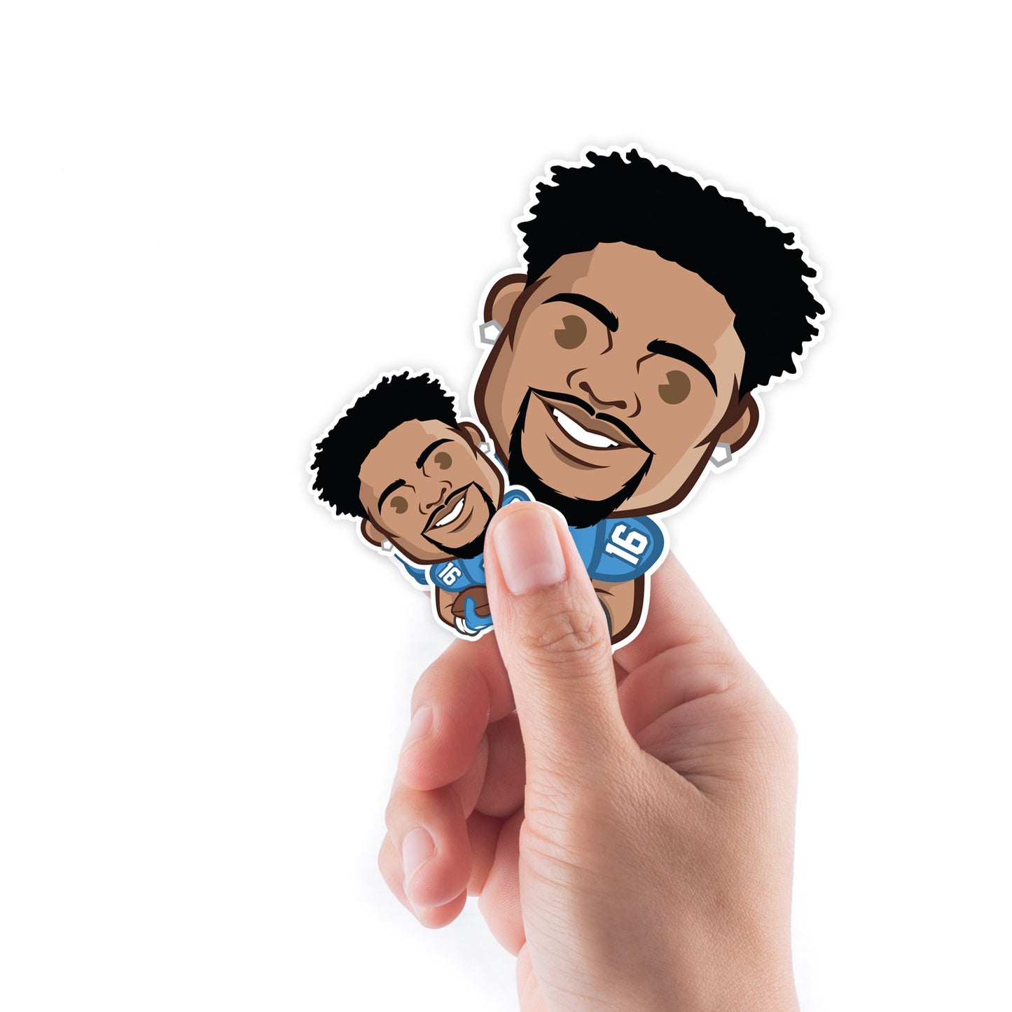 Tennessee Titans: Treylon Burks  Emoji Minis        - Officially Licensed NFLPA Removable     Adhesive Decal