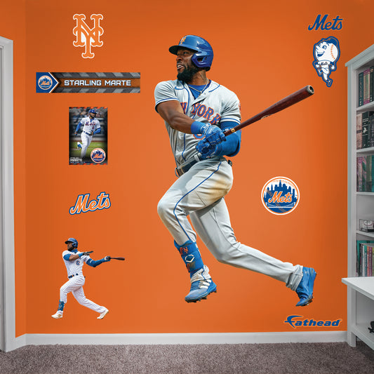 New York Mets: Starling Marte 2022        - Officially Licensed MLB Removable     Adhesive Decal