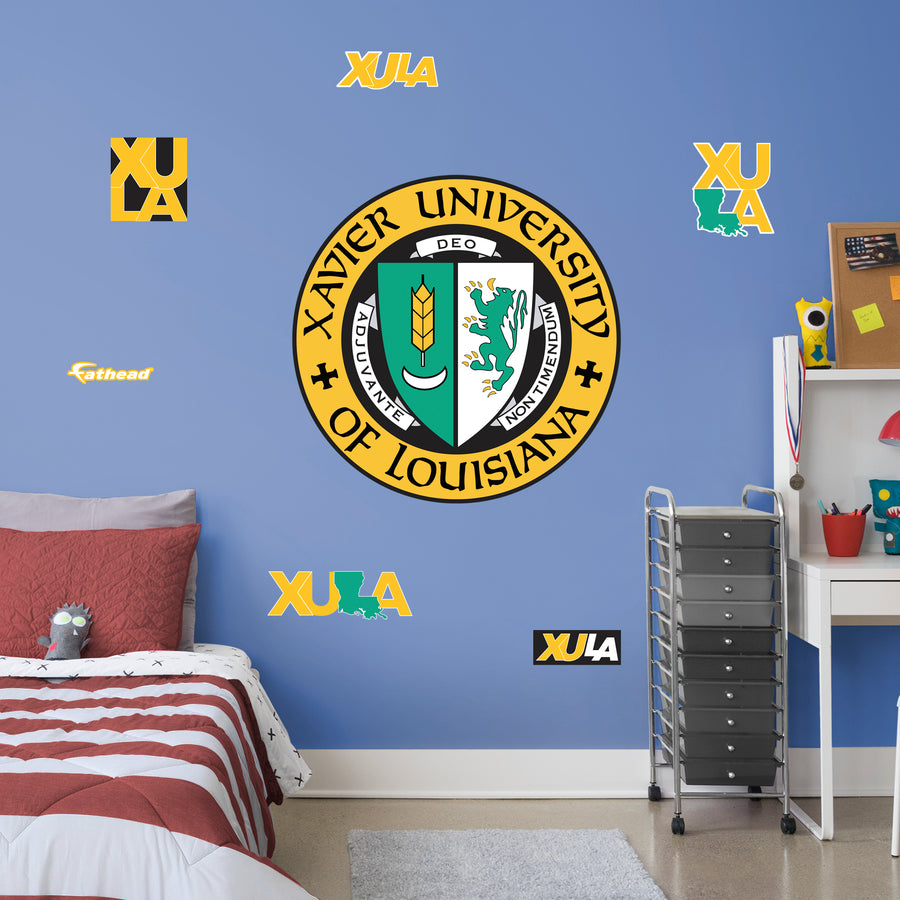Xavier University of Louisiana - RealBig Collection - Official NCAA - Reusable Vinyl Wall Decals