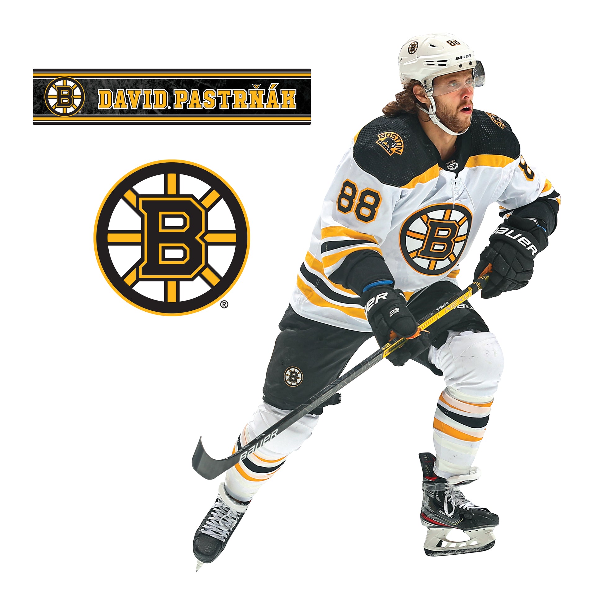 Boston Bruins: Jeremy Swayman 2021 - Officially Licensed NHL Removable –  Fathead
