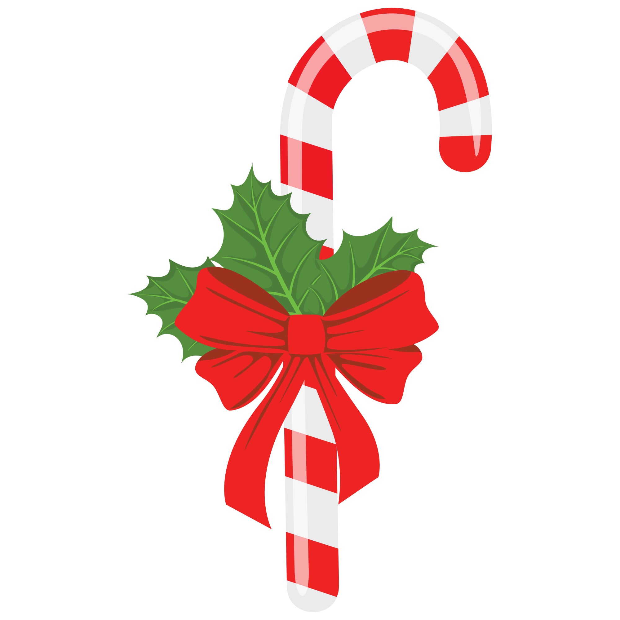 Christmas: Candy Cane Icon - Removable Adhesive Decal – Fathead