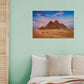 Popular Landmarks: Great Pyramid of Giza Realistic Poster - Removable Adhesive Decal