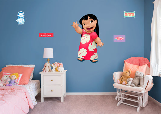 Lilo & Stitch: Lilo RealBig        - Officially Licensed Disney Removable     Adhesive Decal