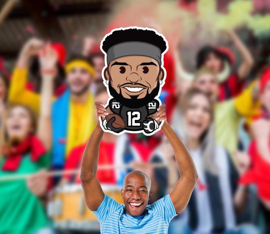 Chris Olave Emoji - Big Head - Official NFLPA - New Orleans Saints - Foam Core Cutout