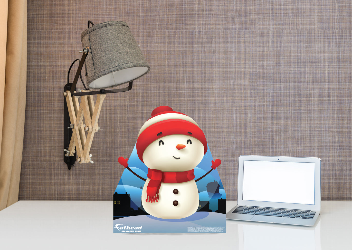 Christmas: Snowman with Red Hat  Mini   Cardstock Cutout  -      Stand Out