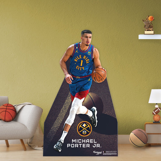 Denver Nuggets: Michael Porter Jr. Life-Size Foam Core Cutout - Officially Licensed NBA Stand Out