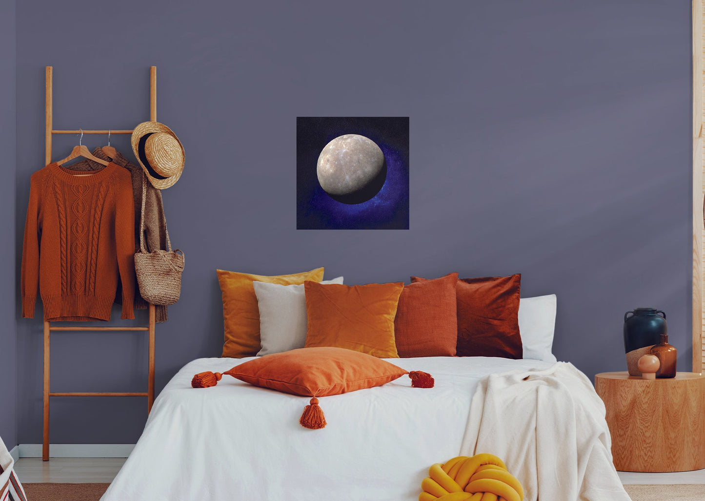 Planets: Mercury Mural        -   Removable     Adhesive Decal
