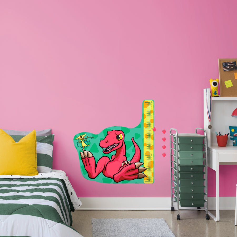 Growth Charts Dinosaurs 06  - Removable Wall Decal
