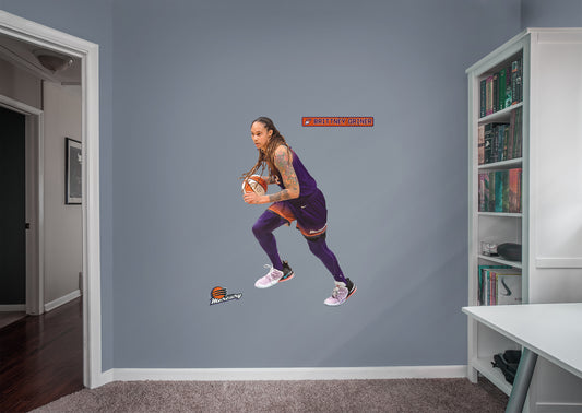 Phoenix Mercury: Brittney Griner         - Officially Licensed WNBA Removable Wall   Adhesive Decal