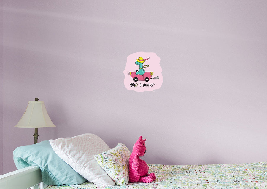 Dinosaurs:  Dino Summer Icon        -   Removable Wall   Adhesive Decal