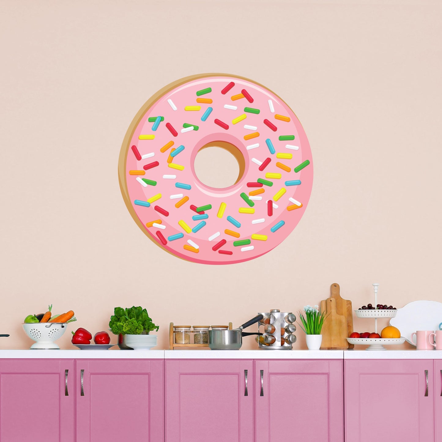 X-Large Donut + 2 Decals (23"W x 23"H)