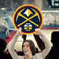 Denver Nuggets: Logo Foam Core Cutout - Officially Licensed NBA Big Head