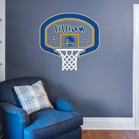 Golden State Warriors: Personalized Name - Officially Licensed NBA Transfer Decal