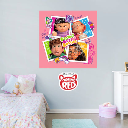 Turning Red: Meilin Bestest Best Besties Poster - Officially Licensed Disney Removable Adhesive Decal