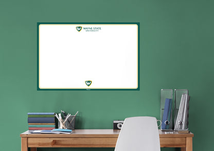 Wayne State Warriors:  Dry Erase Whiteboard        - Officially Licensed NCAA Removable Wall   Adhesive Decal