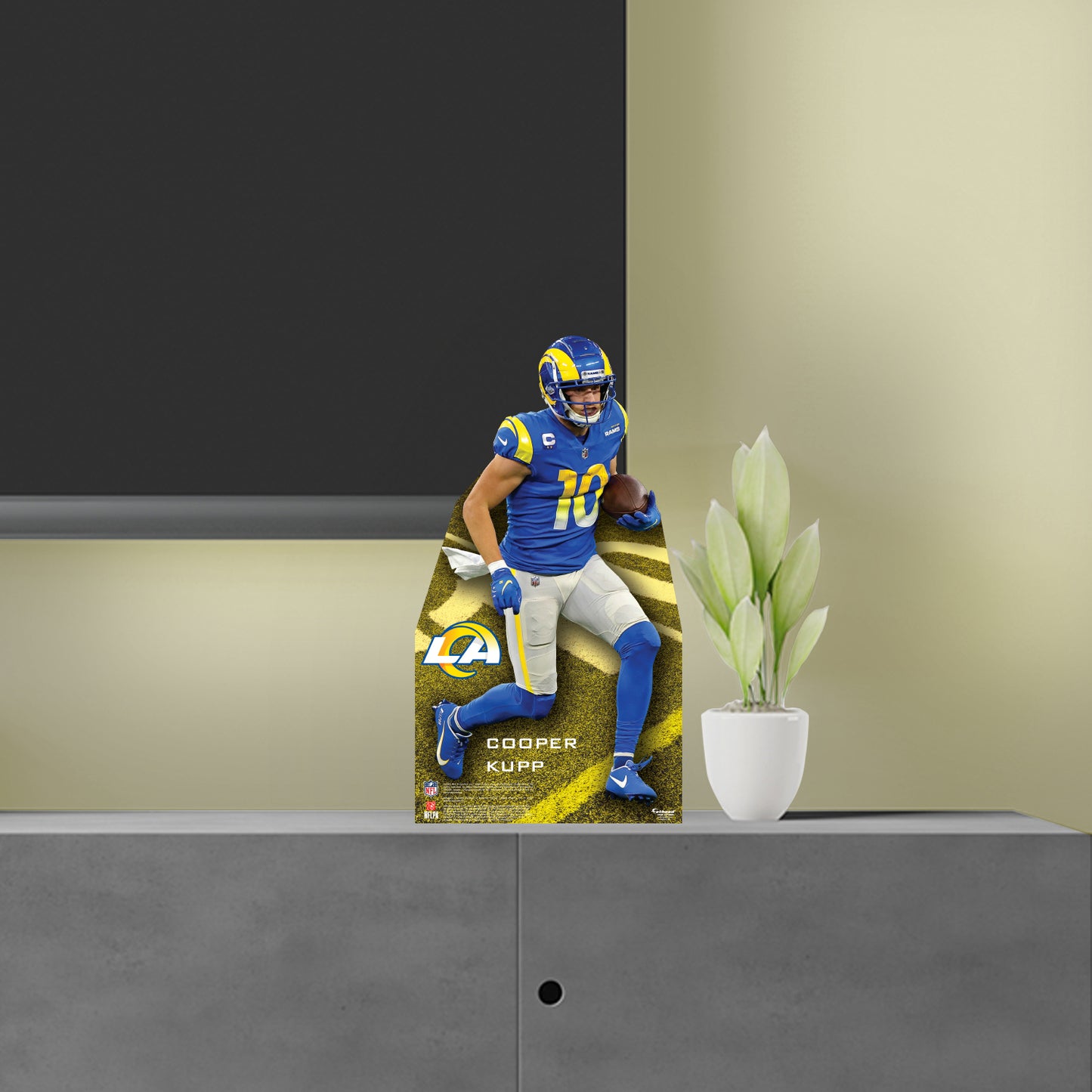 Los Angeles Rams: Cooper Kupp Mini Cardstock Cutout - Officially Licensed NFL Stand Out