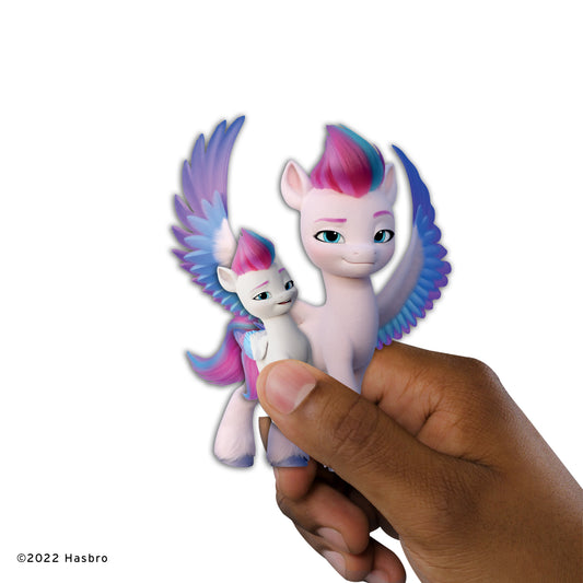 My Little Pony Movie 2: Zip Minis        - Officially Licensed Hasbro Removable     Adhesive Decal